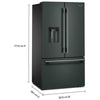 KitchenAid 36 Inch French Door Refrigerator with 29.51 Cu. Ft. Capacity, Juniper - KRFF436SJP