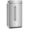 KitchenAid 42 Inch Built-In Side-by-Side Refrigerator with 25.5 cu. ft. Capacity, Stainless Steel - KBSN742SPS