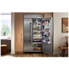 KitchenAid 42 Inch Built-In Side-by-Side Refrigerator with 25.5 cu. ft. Capacity, Stainless Steel - KBSN742SPS
