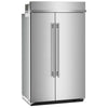 KitchenAid 48 Inch Built-In Side-by-Side Refrigerator with 30 Cu. Ft. Capacity - KBSN748SPS