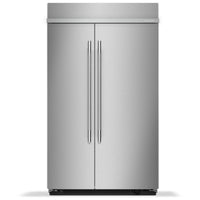 KitchenAid 48 Inch Built-In Side-by-Side Refrigerator with 30 Cu. Ft. Capacity - KBSN748SPS