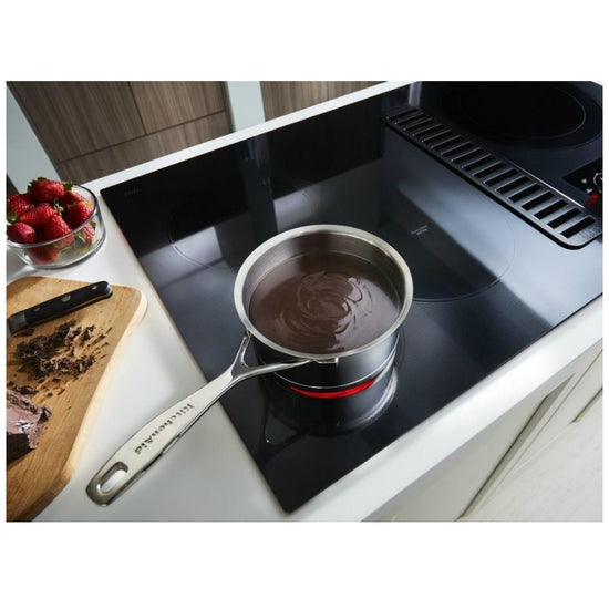 KitchenAid 30 Inch Electric Downdraft Cooktop, Black - KCED600GBL