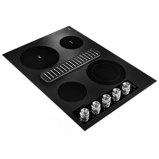 KitchenAid 30 Inch Electric Downdraft Cooktop, Black - KCED600GBL