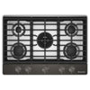KitchenAid 30 Inch Gas Cooktop with 5 Burners, Black Ore - KCGK730SBE