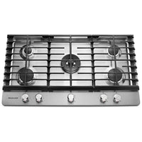 KitchenAid 36 Inch 5-Burner Gas Cooktop, Stainless Steel - KCGS556ESS
