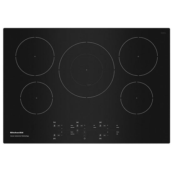 KitchenAid 30-Inch 5-Element Sensor Induction Cooktop - KCIG550JBL