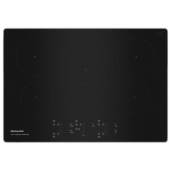 KitchenAid 30-Inch 5-Element Sensor Induction Cooktop - KCIG550JSS