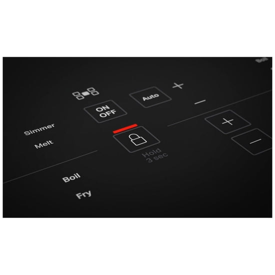 KitchenAid 36 Inch 5-Element Induction Cooktop, Black - KCIG556JBL