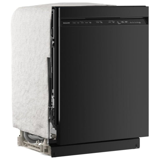 KitchenAid 24 Inch Built-In Dishwasher with 13 Place Settings, Black - KDFS224SBL