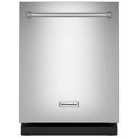 KitchenAid 24 Inch Built-In Dishwasher with 14 Place Settings, Stainless Steel - KDTF924PPS