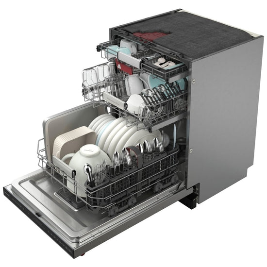 KitchenAid 24 Inch Built-In Dishwasher with 14 Place Settings, Stainless Steel - KDTF924PPS