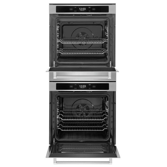 KitchenAid 24 Inch Double Wall Oven with 5.2 Cu. Ft. Total Capacity, Stainless Steel - KODC504PPS