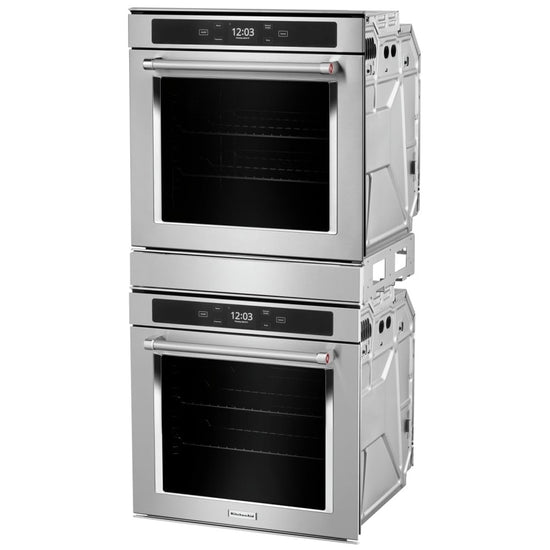 KitchenAid 24 Inch Double Wall Oven with 5.2 Cu. Ft. Total Capacity, Stainless Steel - KODC504PPS