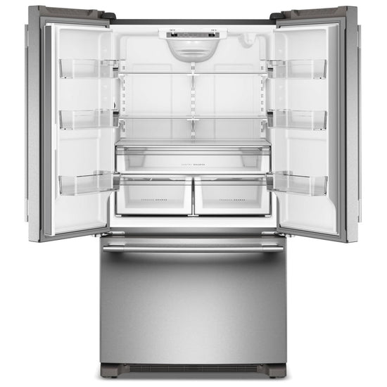 KitchenAid 36 Inch French Door Refrigerator with 25.2 Cu. Ft., Stainless Steel - KRFF136SPS