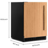 KitchenAid 24 Inch Panel-Ready Undercounter Refrigerator with 5.0 Cu. Ft. - KURL124SPA