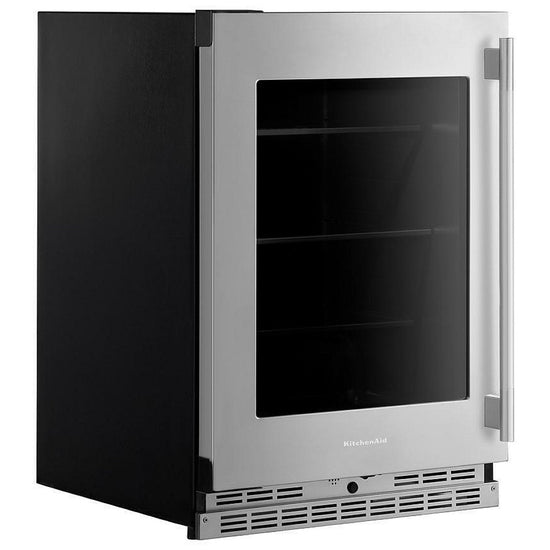 KitchenAid 24 Inch Undercounter Refrigerator with 5.2 Cu. Ft. Capacity, PrintShield Stainless - KURL524SPS
