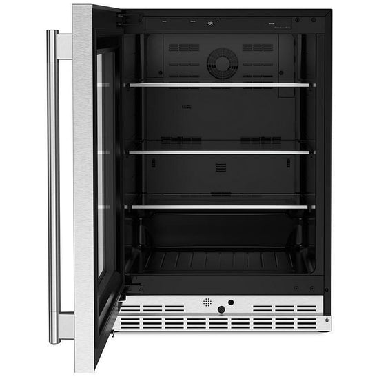KitchenAid 24 Inch Undercounter Refrigerator with 5.2 Cu. Ft. Capacity, PrintShield Stainless - KURL524SPS