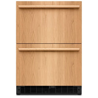KitchenAid 24 Inch Undercounter Double-Drawer Refrigerator with 4.4 Cu. Ft., Panel Ready - KURT524SPA