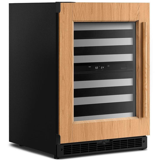 KitchenAid 24 Inch Panel-Ready Undercounter Wine Cellar, 46-Bottle - KUWL324SPA