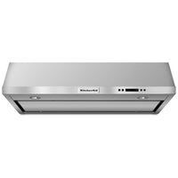 KitchenAid 36 Inch Under-Cabinet Range Hood, Stainless Steel - KVUB606DSS