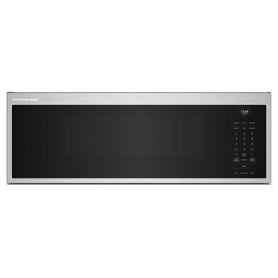 KitchenAid 30 Inch Low Profile Over-the-Range Microwave 1.1 cu. ft. - YKMML550RPS