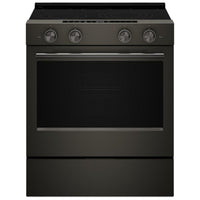 KitchenAid 30 Inch Slide-In Electric Range with 5.3 cu. ft. Capacity, Black Ore - YKSES530SBE