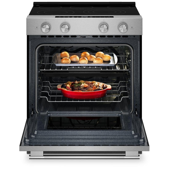 KitchenAid 30 Inch Slide-In Electric Range with 5.3 cu. ft. Capacity - YKSES530SPS