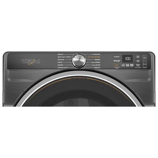 Whirlpool 27 Inch Front Load Electric Dryer with 7.4 cu. ft. Capacity, Volcano Black - YWED6720RU