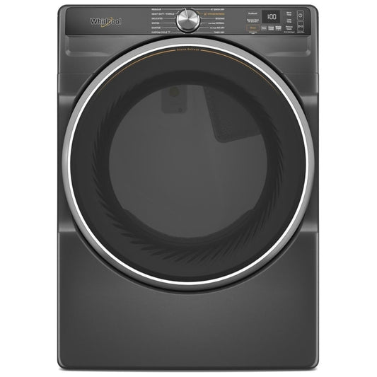 Whirlpool 27 Inch Front Load Electric Dryer with 7.4 cu. ft. Capacity, Volcano Black - YWED6720RU