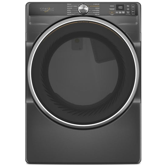 Whirlpool 27 Inch Front Load Electric Dryer with 7.4 cu. ft. Capacity, Volcano Black - YWED6720RU