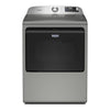 Maytag 7.4 Cu. Ft. Top Load Electric Dryer with Advanced Moisture Sensing, Radiant Silver - YMED6205RR