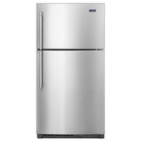Maytag 33 Inch Top Freezer Refrigerator with 21.2 Cu. Ft. Capacity, Fingerprint Resistant Stainless Steel - MRT711SMFZ