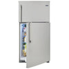 Maytag 33 Inch Top Freezer Refrigerator with 21.2 Cu. Ft. Capacity, Fingerprint Resistant Stainless Steel - MRT711SMFZ