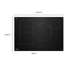 Whirlpool 30 Inch Intelligent Induction Cooktop with Temp Cook Technology - WCIT7530SB