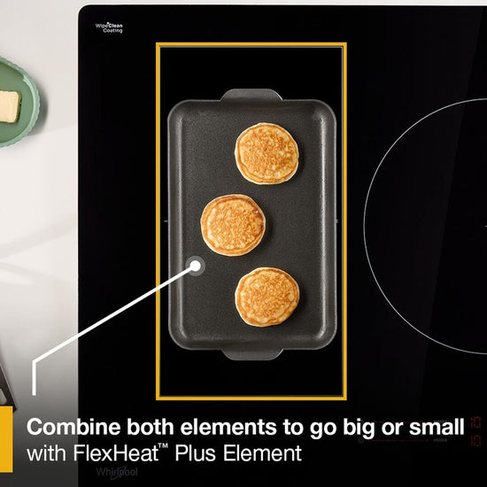 Whirlpool 30 Inch Intelligent Induction Cooktop with Temp Cook Technology - WCIT7530SB