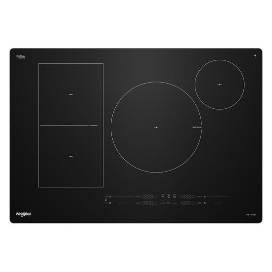 Whirlpool 30 Inch Intelligent Induction Cooktop with Temp Cook Technology - WCIT7530SB