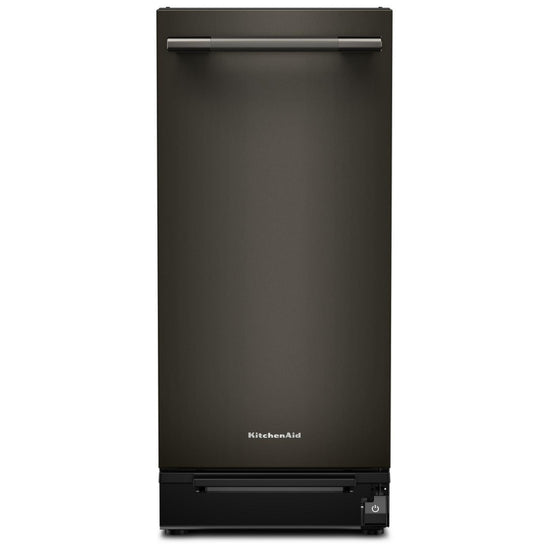 KitchenAid 15 Inch Built-In Trash Compactor, Black Ore - KTTP515TBE