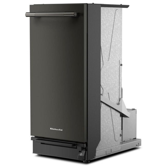 KitchenAid 15 Inch Built-In Trash Compactor, Black Ore - KTTP515TBE