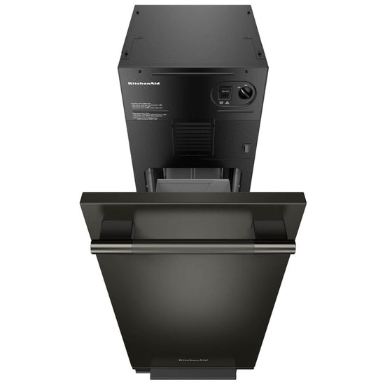 KitchenAid 15 Inch Built-In Trash Compactor, Black Ore - KTTP515TBE