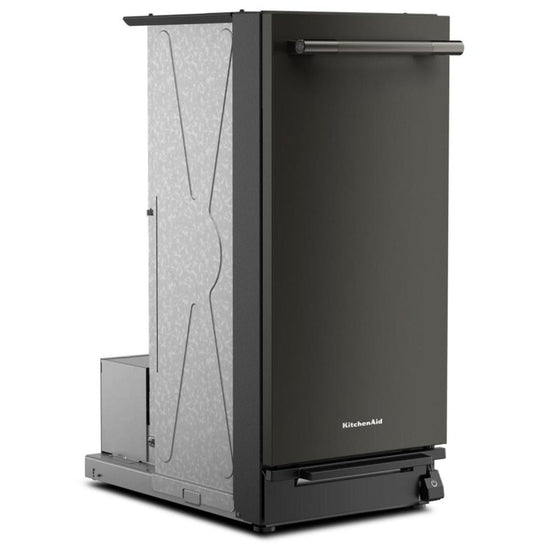 KitchenAid 15 Inch Built-In Trash Compactor, Black Ore - KTTP515TBE