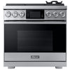 Dacor 36 Inch Pro Gas Range, Silver Stainless Steel - DOP36M96GLS/DA