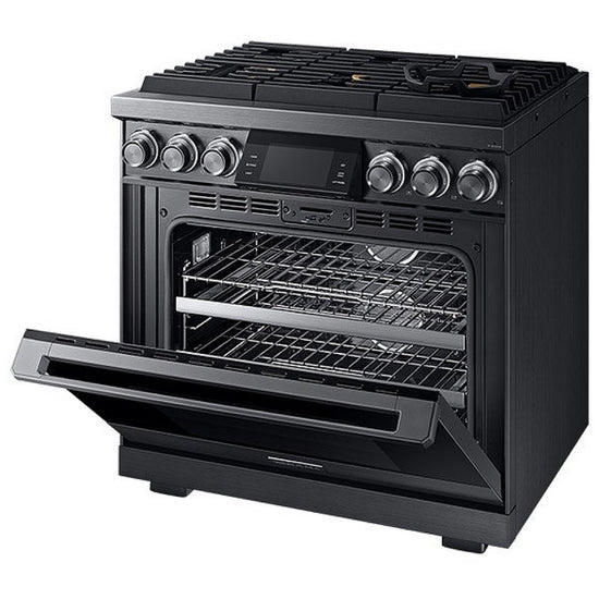 Dacor 36 Inch Pro Gas Range, Silver Stainless Steel - DOP36M96GLS/DA