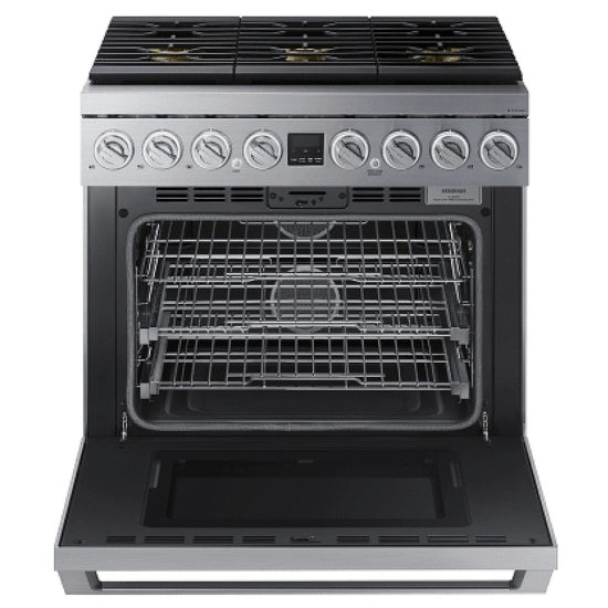 Dacor 36 Inch Gas Range, Silver Stainless Steel - DOP36P86GLS/DA