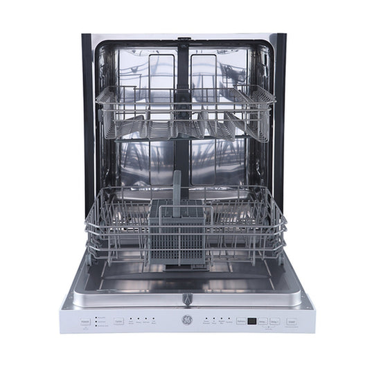 GE 24 Inch Built-In Top Control Dishwasher, White - GBP534SGPWW