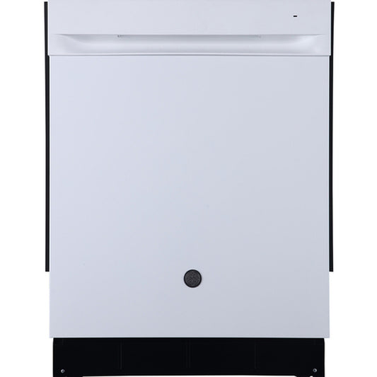 GE 24 Inch Built-In Top Control Dishwasher, White - GBP534SGPWW
