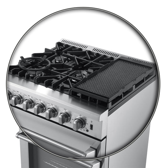 Forno Lazio 30 Inch Freestanding Dual Fuel Range with True Convection - FFSGS6196-30