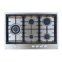 AEG 30 Inch Gas Cooktop, Stainless Steel - 75040GM-M-F