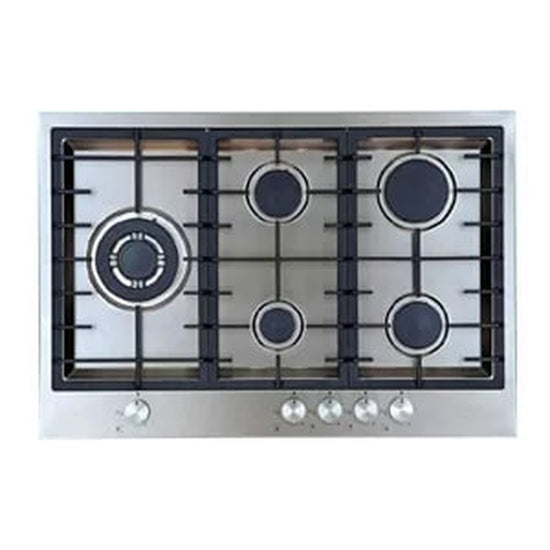 AEG 30 Inch Gas Cooktop, Stainless Steel - 75040GM-M-F