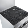 FORNO Commerciale 24 Inch Gas Range with 4 Burners - FCMGR0093-24