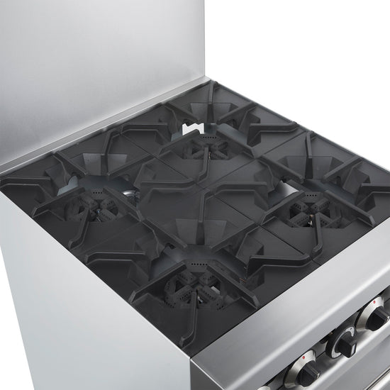 FORNO Commerciale 24 Inch Gas Range with 4 Burners - FCMGR0093-24